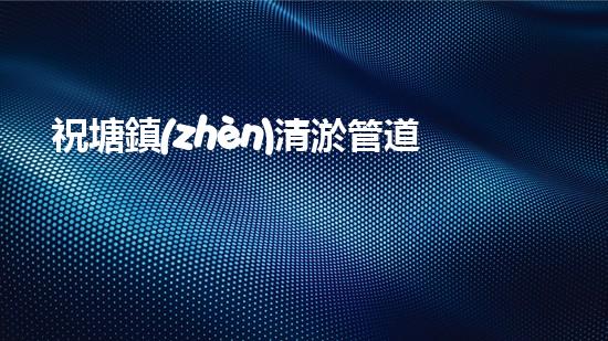 祝塘鎮(zhèn)清淤管道工程：揭秘底層奇跡！